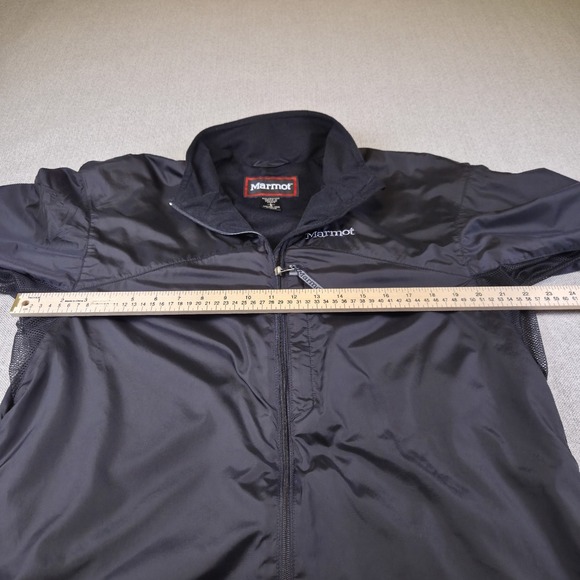 Marmot Black Windbreaker Women's L Packable Lined Jacket Cycling Hiking Outdoors - Picture 7 of 8